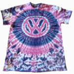Volkswagen logo vw tie dye shirt