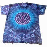Volkswagen logo vw tie dye shirt
