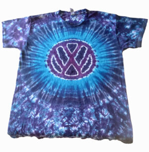 Volkswagen logo vw tie dye shirt