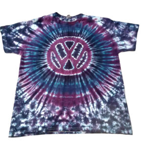Volkswagen logo vw tie dye shirt