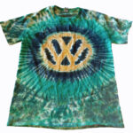 Volkswagen logo vw tie dye shirt