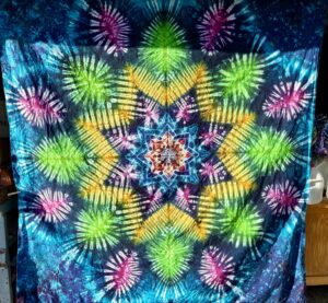 tie dye tapestry