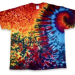 swirl tie-dye shirt