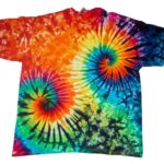 double swirl tie-dye shirt